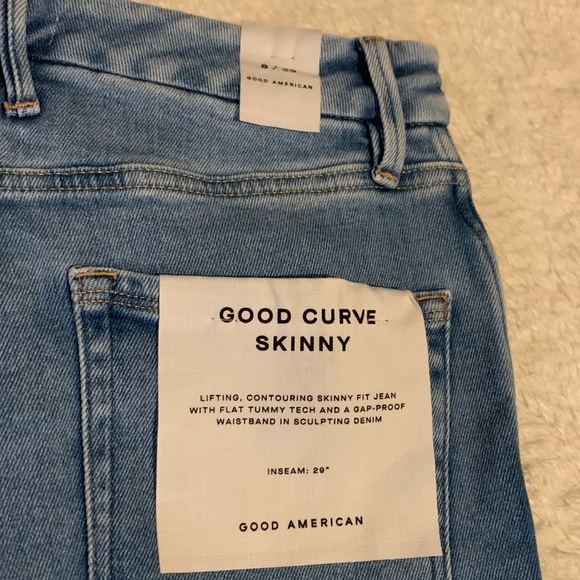 Good American Good Curve Skinny Jeans. Size 8/29. NWT. - Picture 4 of 6